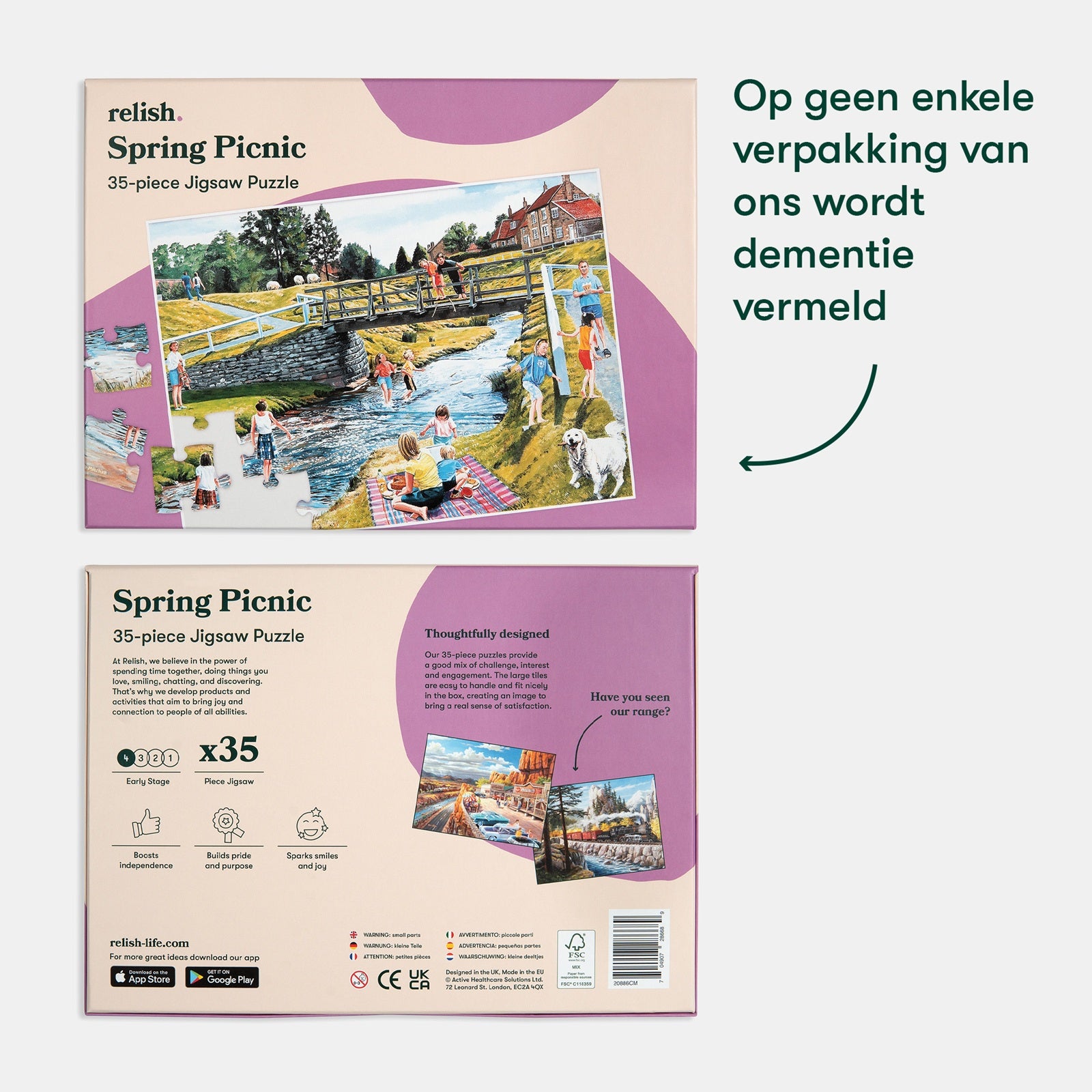 Puzzel - Lente Picnic - 35 stukjes