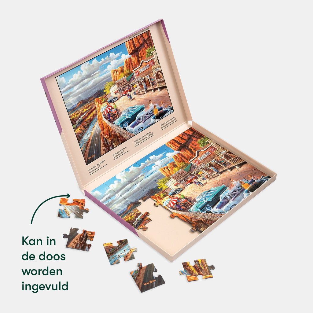 Afbeeelding van het spel Puzzel Road trip, speciaal geselecteerd  voor ouderen met dementie