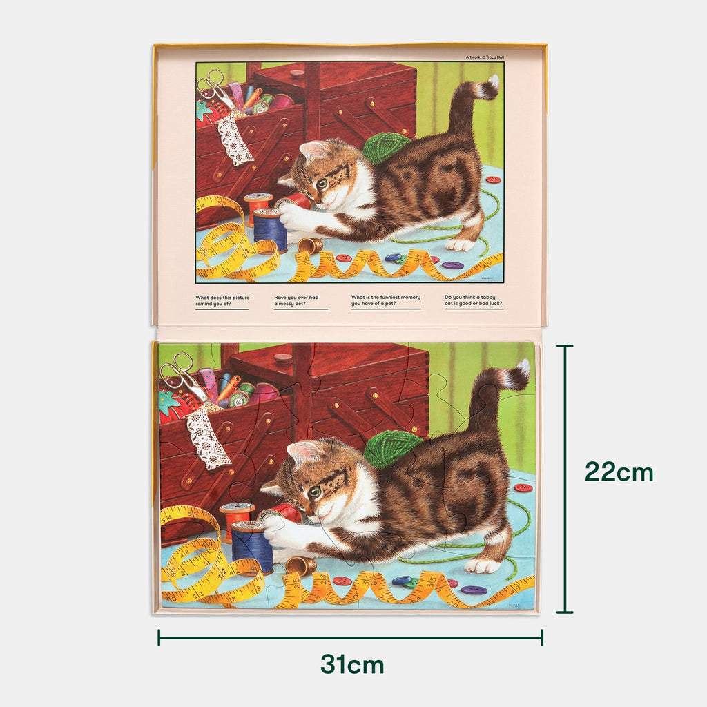 Puzzel - Het leven van een Kitten - 13 stukjes