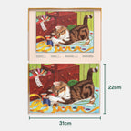 Puzzel - Het leven van een Kitten - 13 stukjes