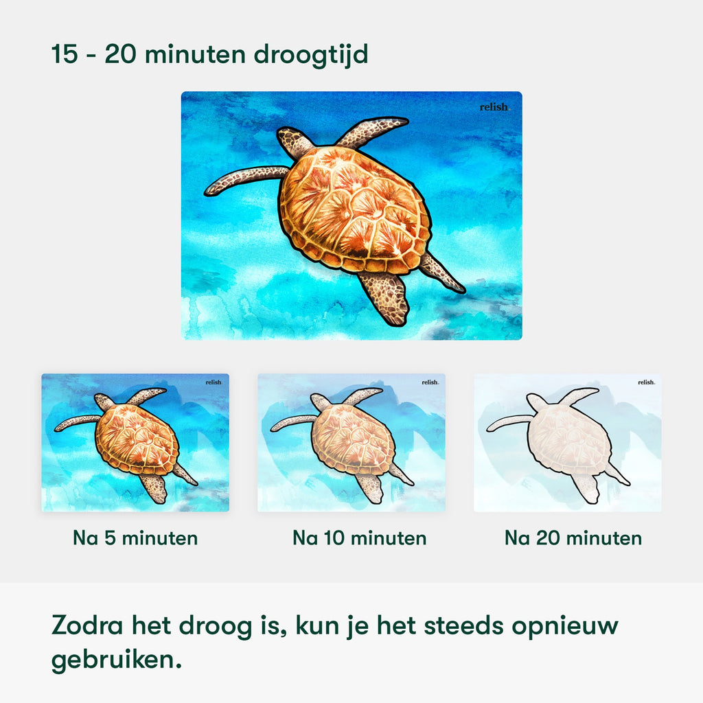 Schilderen met water - Ocean Life