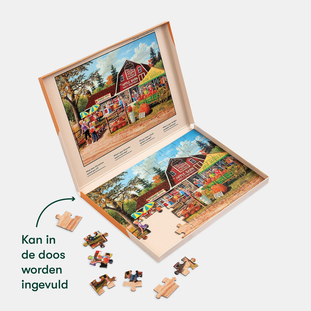 Puzzel - Boeren Markt - 63 stukjes