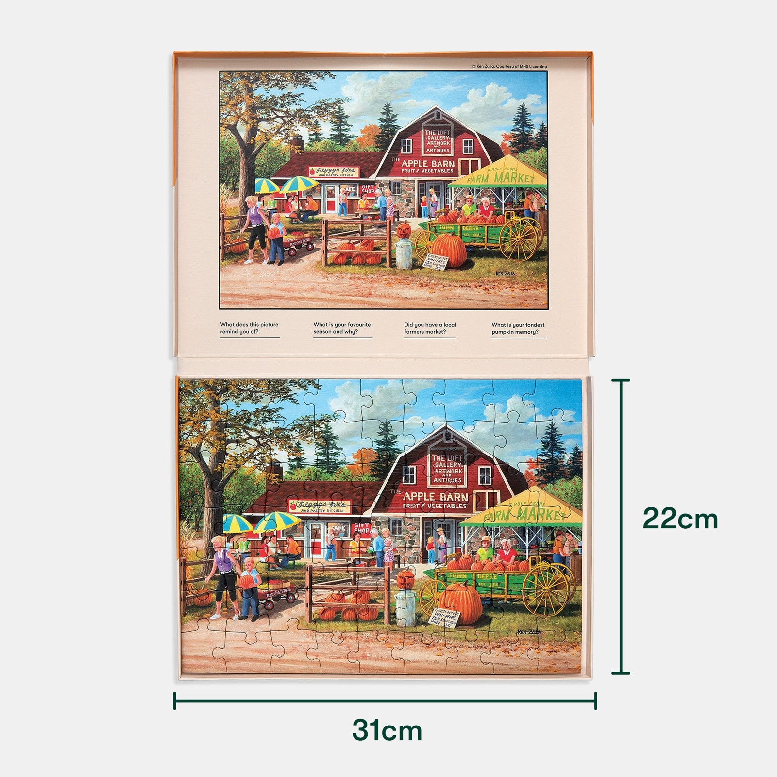 Puzzel - Boeren Markt - 63 stukjes