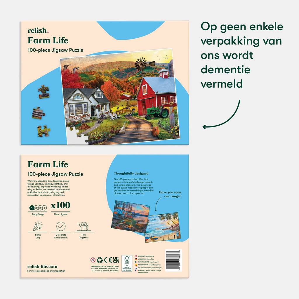 Puzzel - Leven op de Boerderij - 100 stukjes