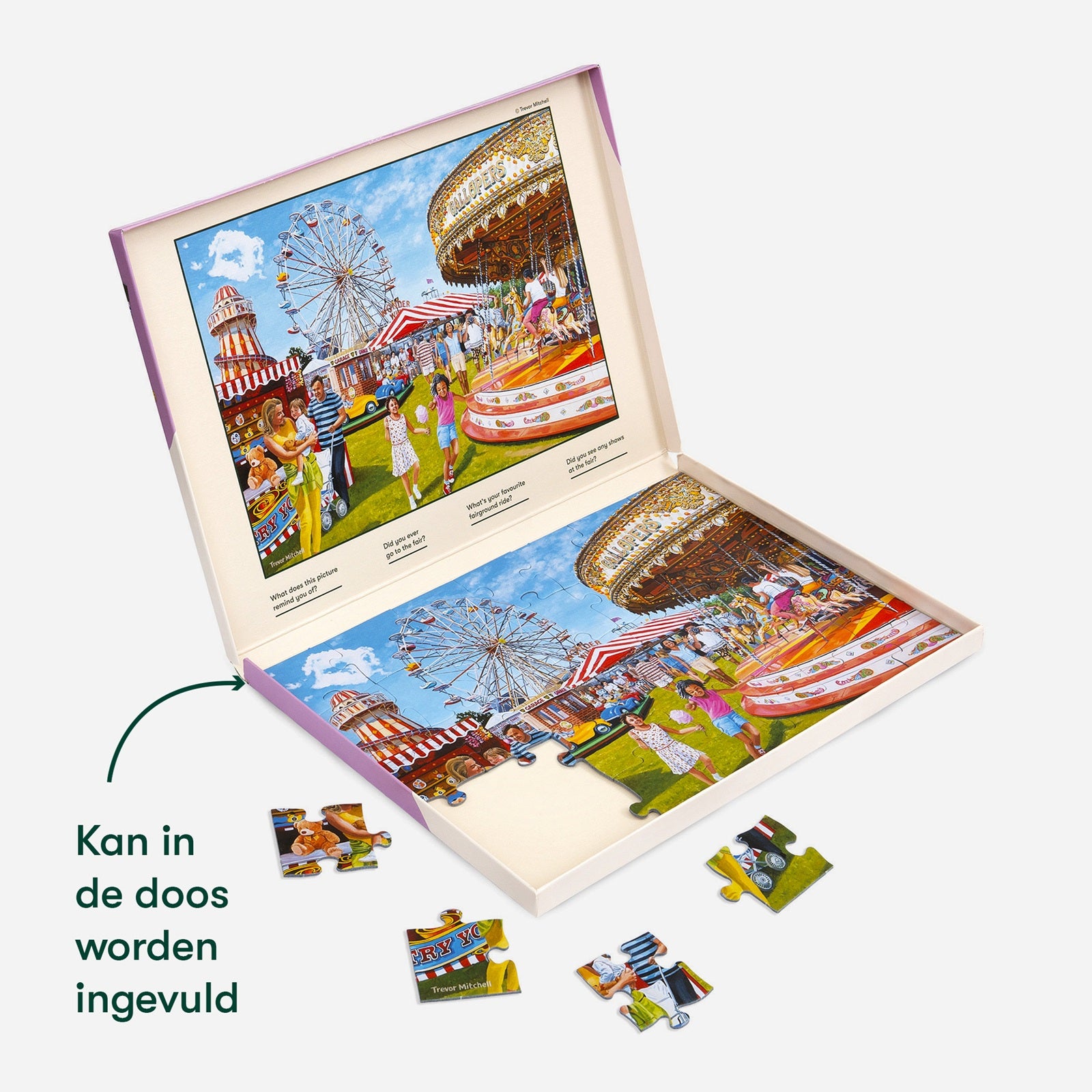 Puzzel - Kermis in de stad - 35 stukjes