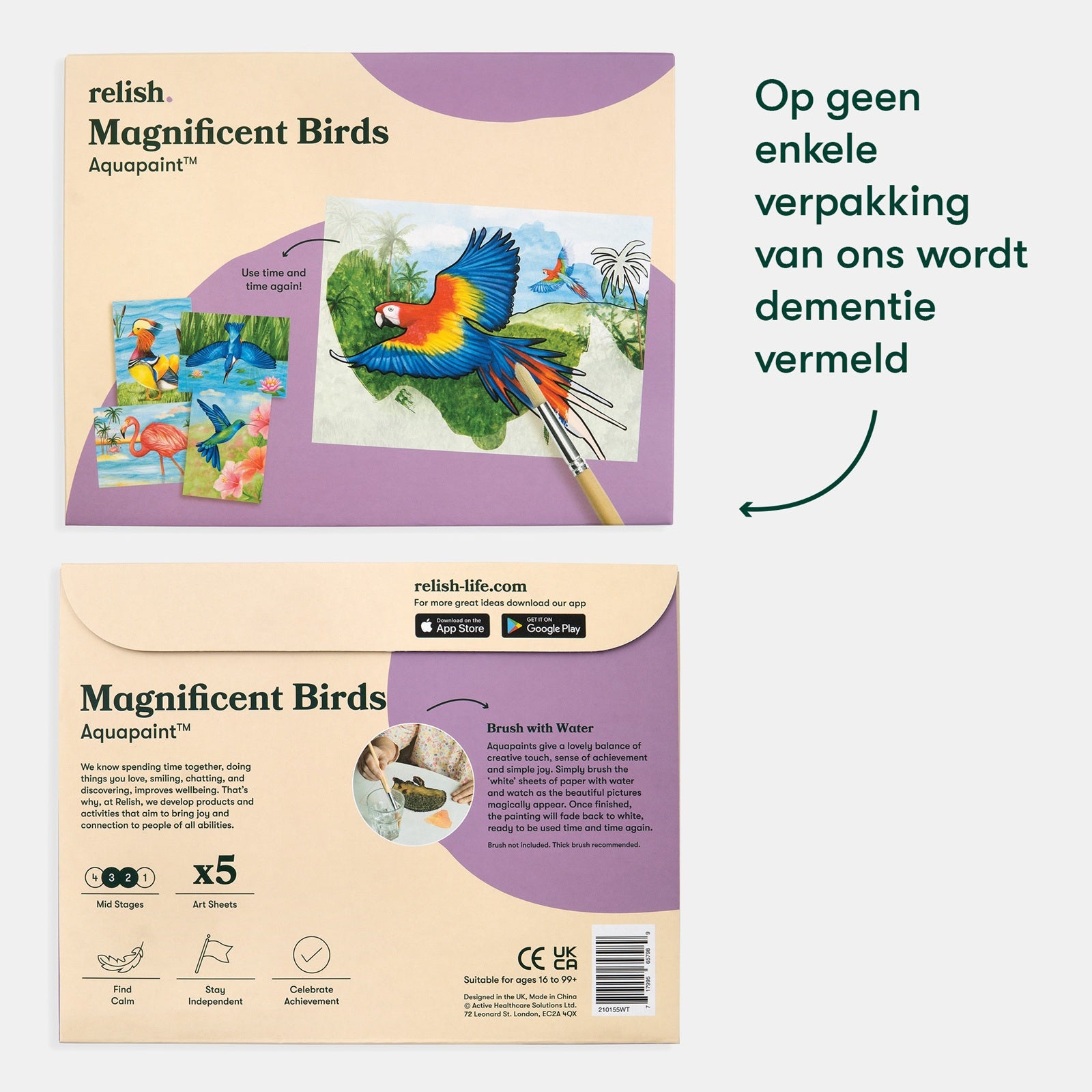 Schilderen met water - Prachtige vogels