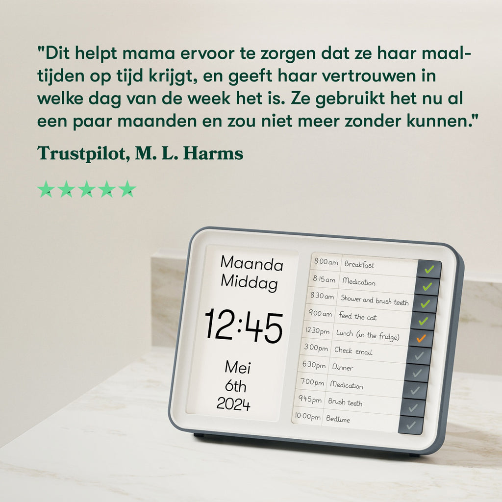 Relish Day Clock Hub: centrum van de beste dementie klokken