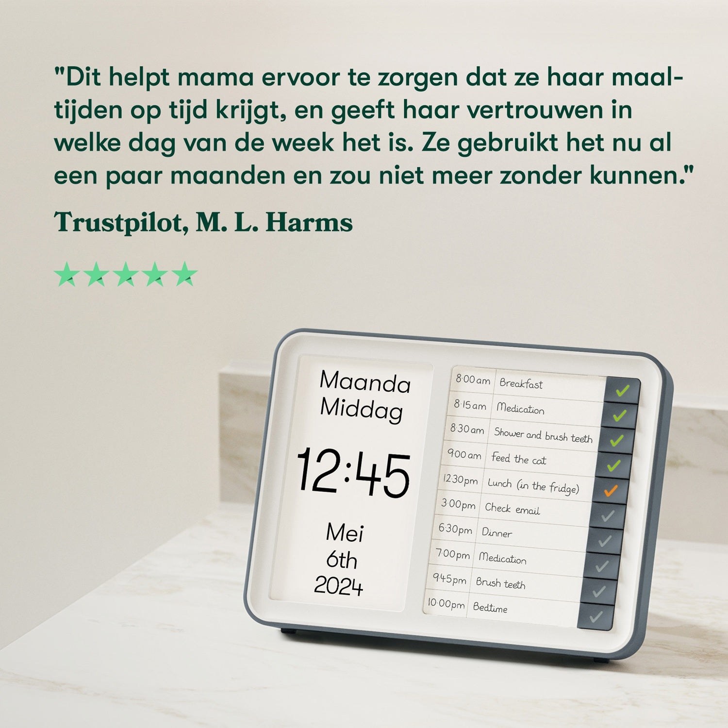 Relish Day Clock Hub: centrum van de beste dementie klokken