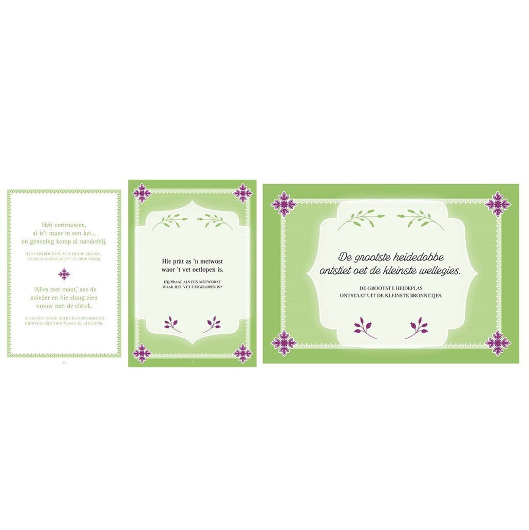 Afbeeelding van het spel Drentse wijsheden, speciaal geselecteerd  voor ouderen met dementie.