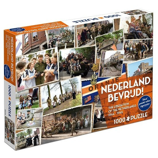 Afbeeelding van het spel Puzzel - Nederland Bevrijd (1000), speciaal geselecteerd  voor ouderen met dementie.