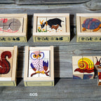 Kubus Puzzel Dieren II (6 delig)