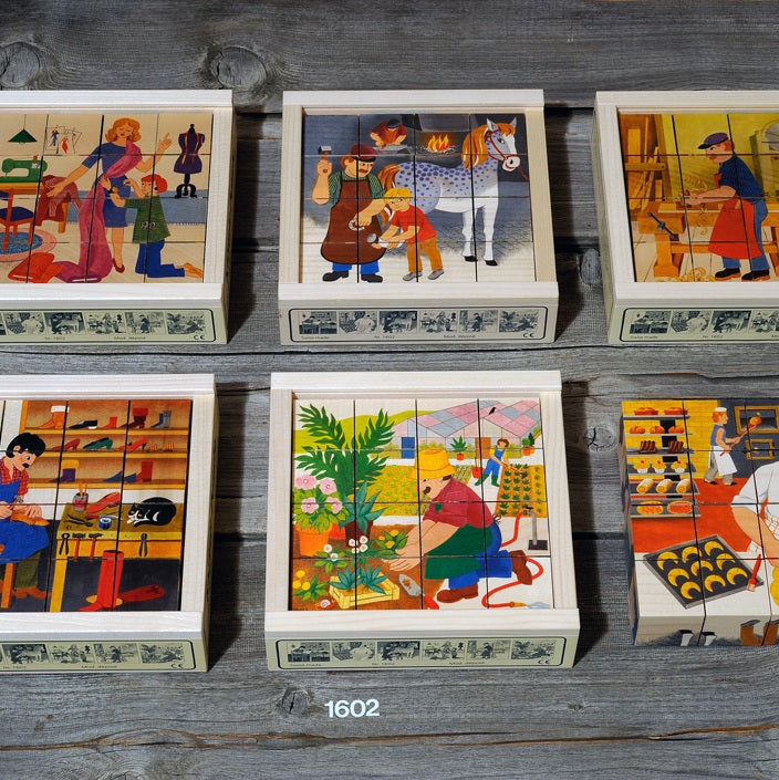 Kubus Puzzel Beroepen (16 delig)