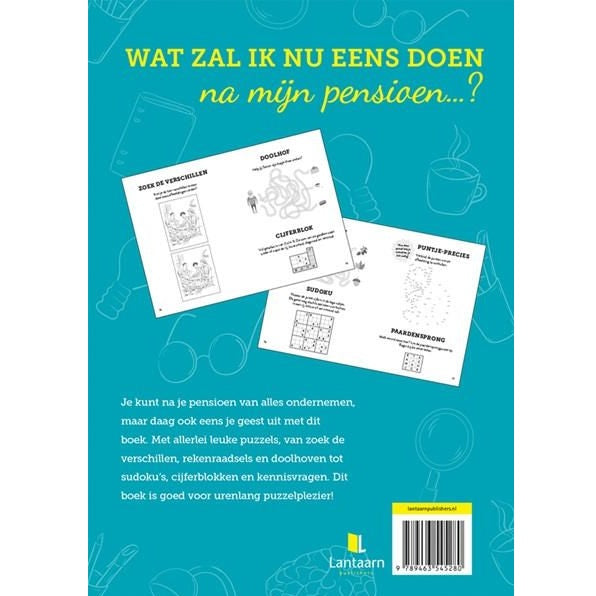 Het Senioren Puzzelboek – Breintraining en puzzelboek dat geheugen en activering stimuleert voor ouderen.