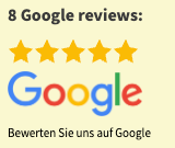Link zu den 5-Sterne Nutzerbewertungen über unseren SpielePlus-Service auf Google