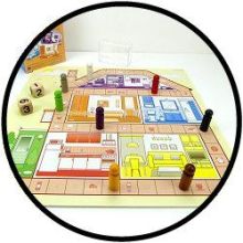 Huis Tuin en Keukenspel - Speelbord