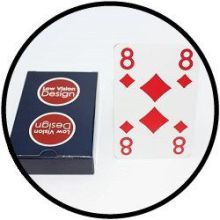 Extra Visible speelkaarten Low Vision Design