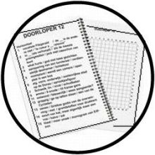 Doorloper grootletter puzzelboek