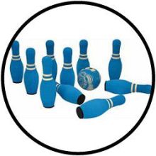 Kegelspel soft blauw