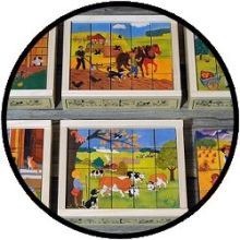 Kubus Puzzel Boerenerf (20 delig)