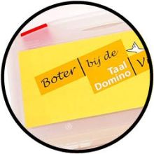 Taaldomino - Boter bij de vis