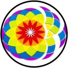 Acryl Vorm Grote Mandala