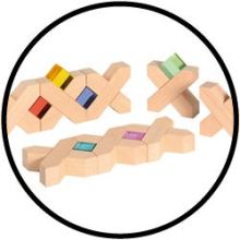 Houten Bouwkist X-Blokken