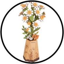 Bouwpakket voor Senioren - 3D Puzzel - Madeliefjes