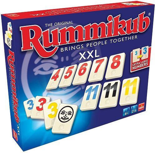 Foto van het spel Rummikub XXL, speciaal voor ouderen en mensen met leesproblemen