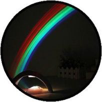 Regenboog lamp