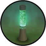 Licht decoratie - glitter lamp 33 cm, veranderende kleur